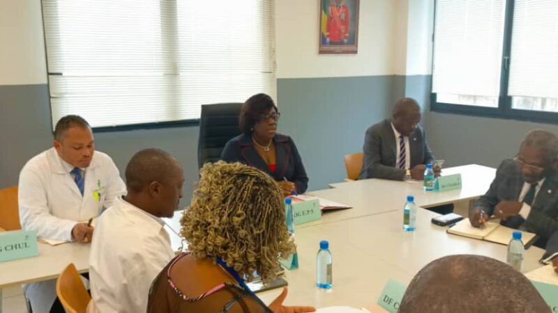 Séance de travail entre le CHUL et la Cnamgs !