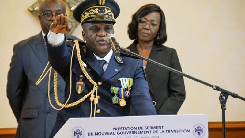 Prestation de Serment du nouveau gouvernement devant le Président de la transition, le Général Brice Clotaire Oligui Nguema