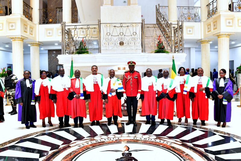 Audience Solennelle de rentrée de la Cour Constitutionnelle de la Transition : Brice Clotaire Oligui NGUEMA prend part en sa qualité de Président du Conseil Supérieur de la Magistrature !