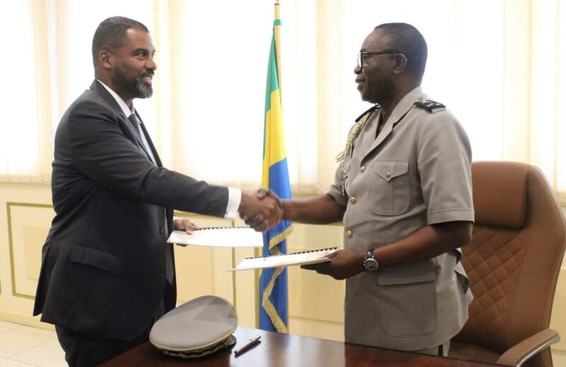 Infrastructures : Flavien NZENGUI NZOUNDOU signe un partenariat avec Serge Roger PEREIRA