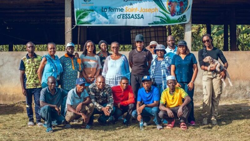 Le Ministre du Commerce à la ferme agro-pastorale Saint-Joseph
