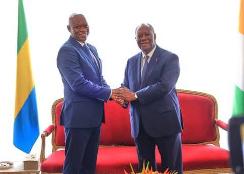 Entretien entre le chef d’etat gabonais et son homologue Ivoirien