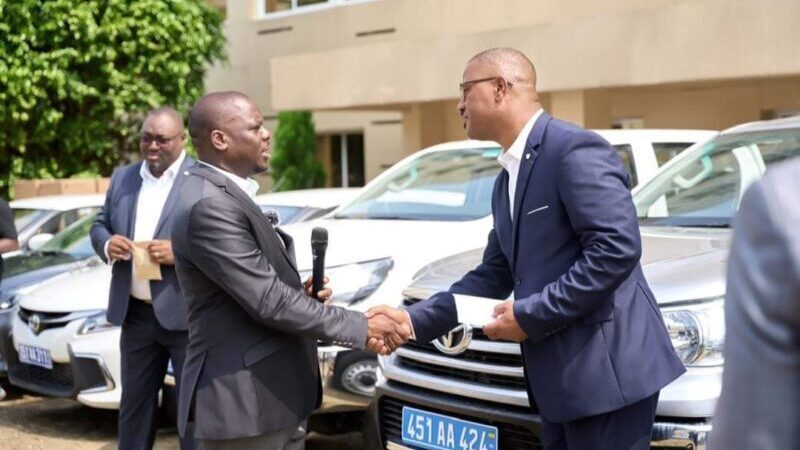 Moyens roulants et technologiques de pointe pour les services déconcentrés du Trésor