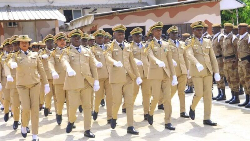 Gabon : fin de formation pour 124 stagiaires officiers pénitentiaires