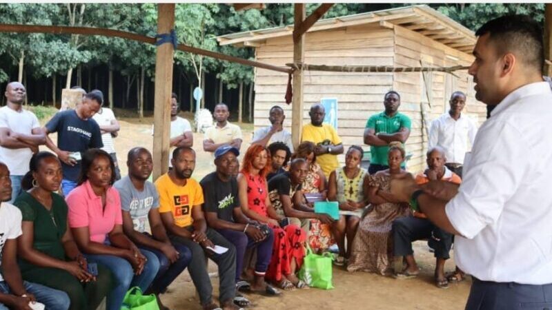 Olam Rubber Gabon instaure un Town Hall pour promouvoir la transparence et l&rsquo;écoute