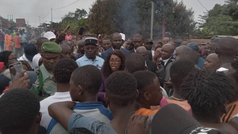 Préparation de la Visite Présidentielle :Laurence MENGUE-ME-NZOGHE, Sensibilise les populations du Département du Komo Kango