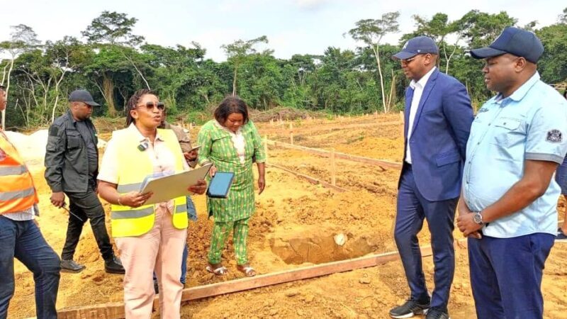 Makokou : Le Secrétaire Général Adjoint Loue l&rsquo;avancement des Grands Projets d&rsquo;Infrastructure