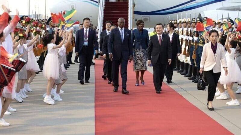 Le Président Gabonais et la Première Dame en visite à Beijing pour le Sommet FOCAC 2024