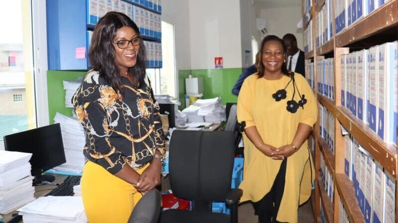 Visite de la DG Intérimaire de la CNAMGS à la Délégation Provinciale de l&rsquo;Estuaire