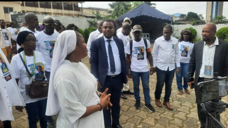 Joseph Lapensée Essingone lance sa campagne présidentielle sous le signe de la foi et de l’humanité