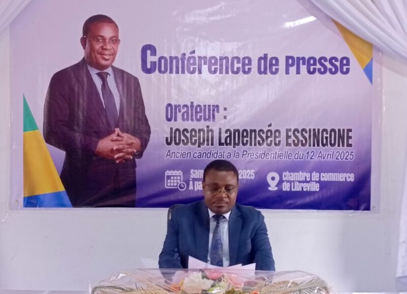 Après la présidentielle, Joseph Lapensée Essingone fait le pari du réveil citoyen