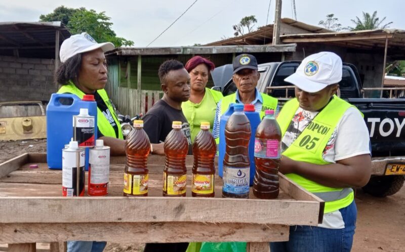 Makokou : Les vendeurs de lubrifiants sensibilisés sur la qualité des produits