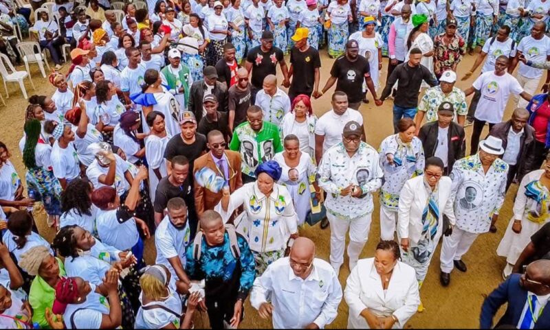 Tournée PDG : Ntoum en liesse pour le président Blaise Louembe