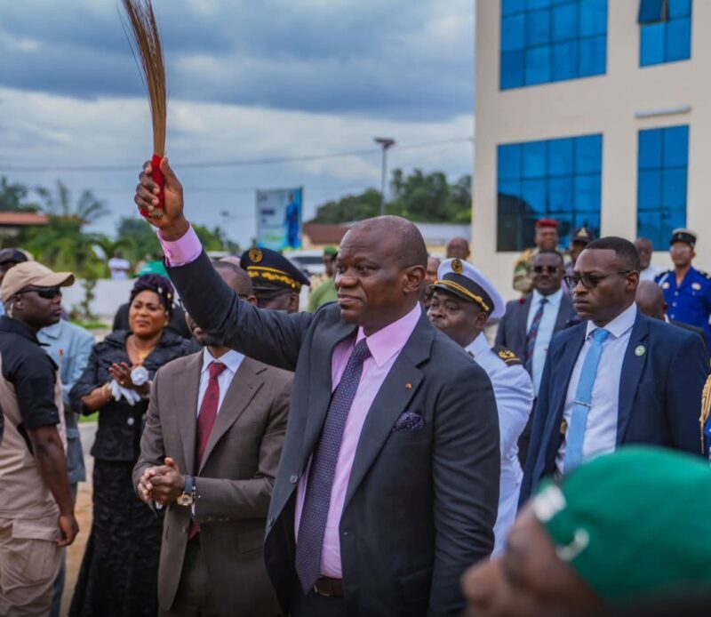 Tournée présidentielle dans la Ngounié : le Chef de l’État inaugure plusieurs infrastructures