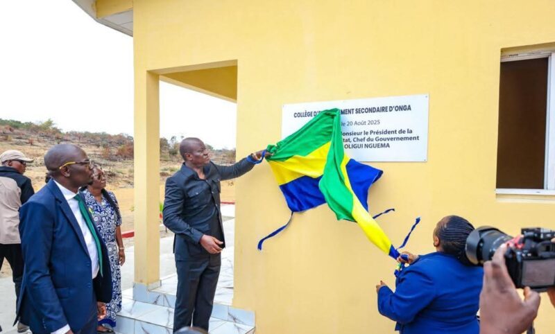 Haut-Ogooué : le Président Oligui Nguema inaugure écoles, infrastructures de santé et logements à Onga et Akiéni