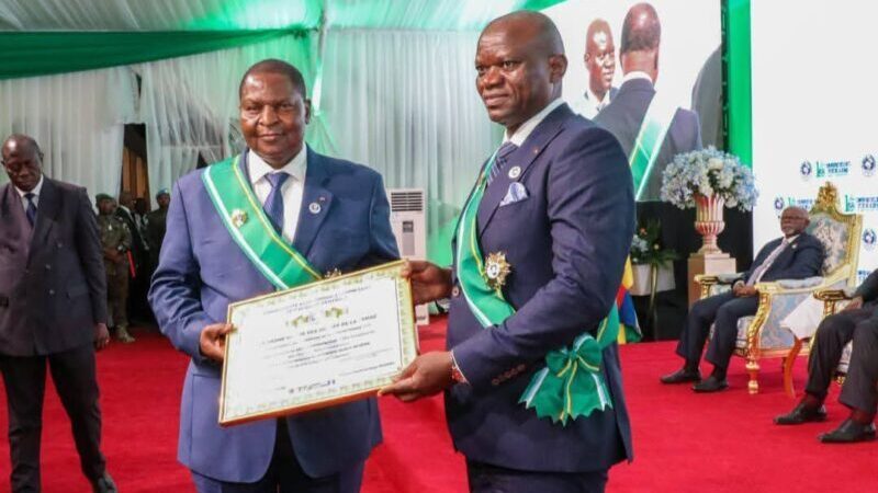 CEMAC : Le Président Oligui Nguema élevé à la dignité de Grand Commandeur