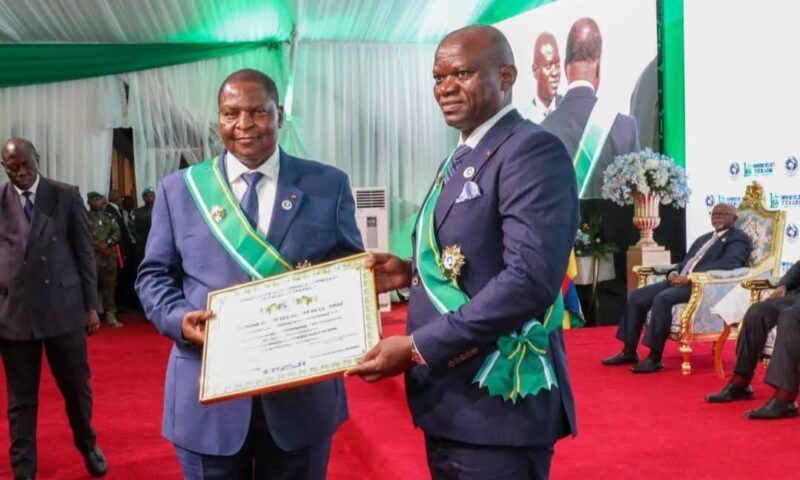 CEMAC : Le Président Oligui Nguema élevé à la dignité de Grand Commandeur