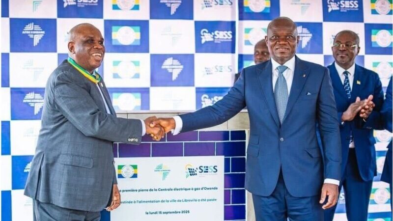 Le Président Oligui Nguéma lance les travaux de la centrale à gaz d’Owendo