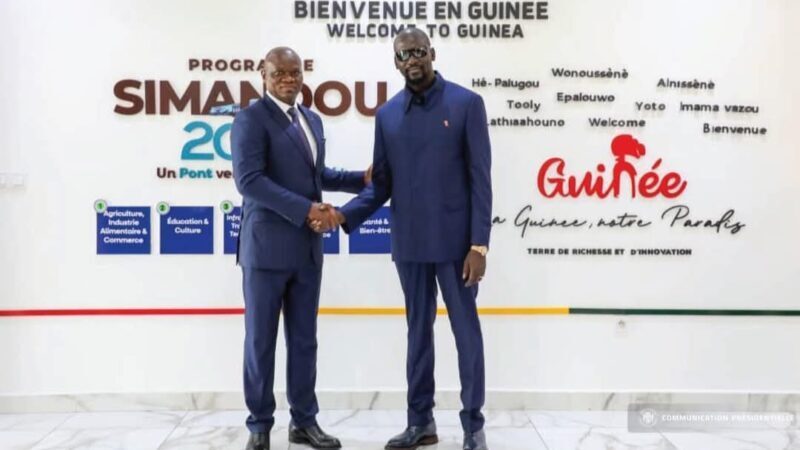 Le Président Oligui Nguema en Guinée : cap sur une coopération minière stratégique
