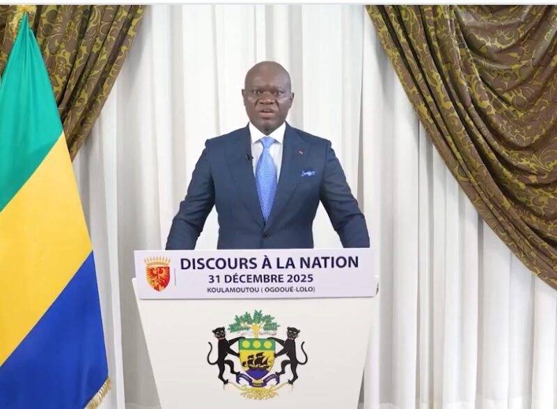 Gabon: Adresse à la nation du chef de l’État Brice Clotaire Oligui Nguema le 31 décembre 2025