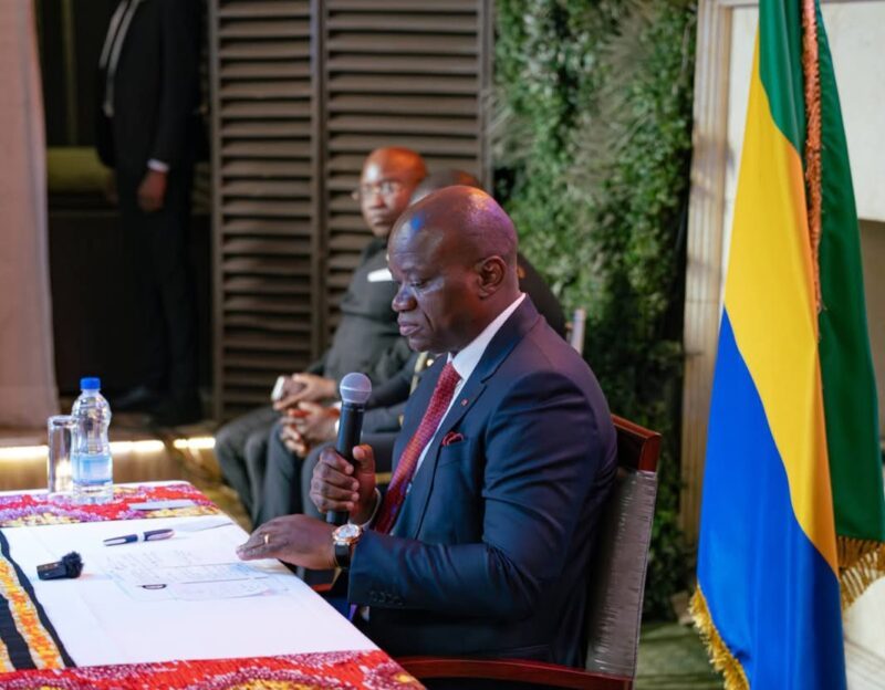 À Addis-Abeba, Oligui Nguema rencontre la diaspora