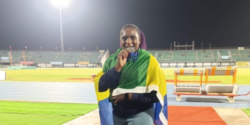 Carine Mekam Ngong offre au Gabon son premier podium aux Championnats d’Afrique d’athlétisme 2026