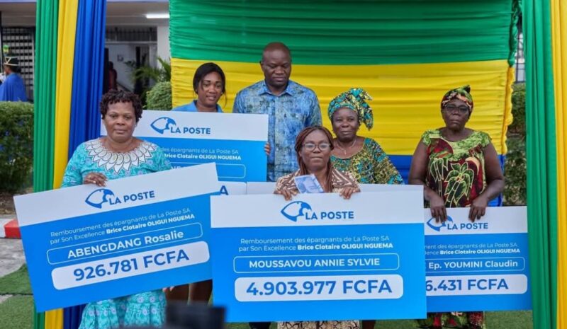 Après 10 ans d’attente, les épargnants de La Poste enfin remboursés : Oligui Nguema tient sa promesse