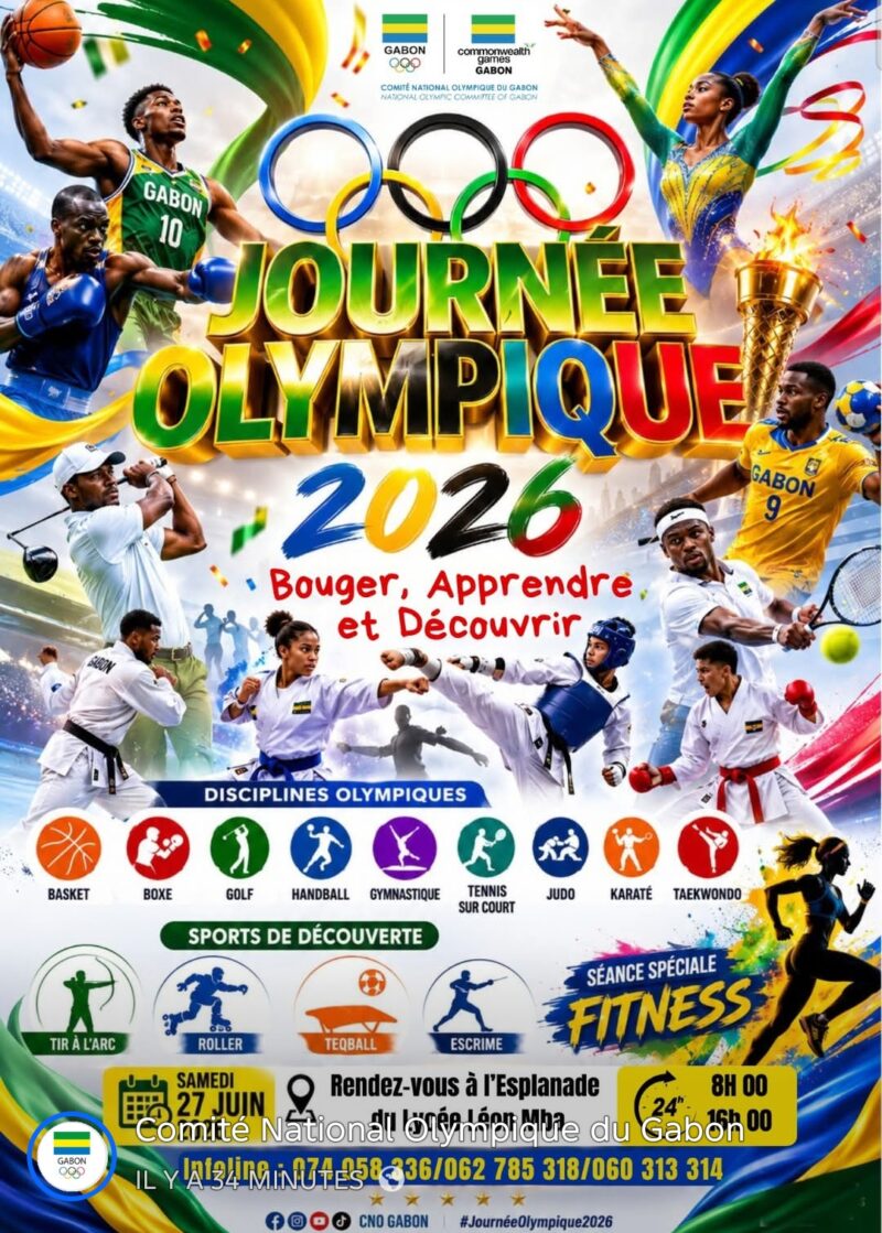 Journée Olympique 2026 : Libreville célèbre les valeurs du sport et du vivre-ensemble