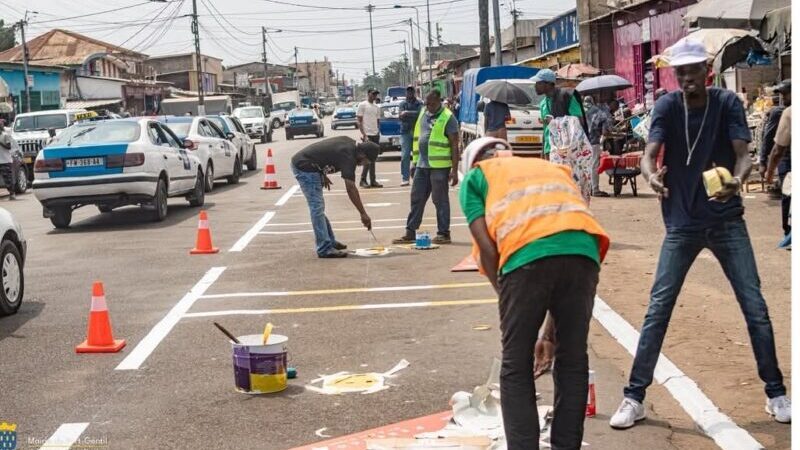 Port-Gentil remet de l’ordre dans le stationnement urbain