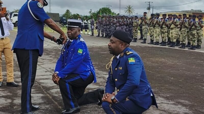 Oyem : une cérémonie de galons sous le signe du mérite, de la cohésion et du service de la Nation