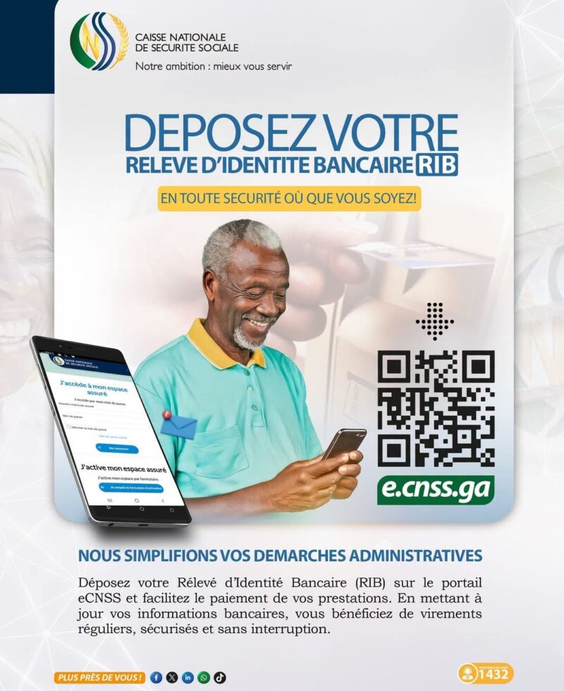 CNSS : le dépôt du RIB en ligne, une démarche simple pour accélérer les prestations