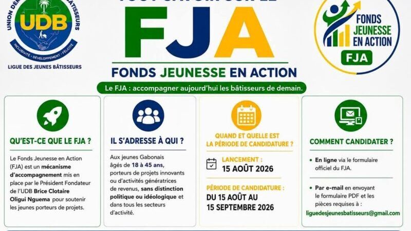 Fonds Jeunesse en action : ouverture des candidatures du 15 août au 15 septembre 2026