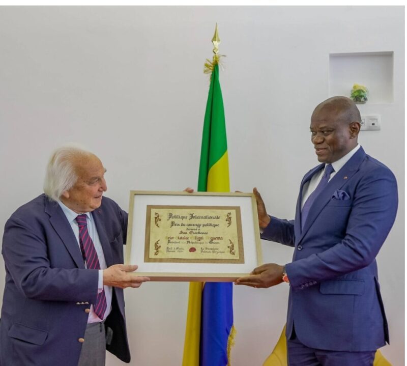 Prix du Courage Politique : Oligui Nguema transforme une distinction en feuille de route
