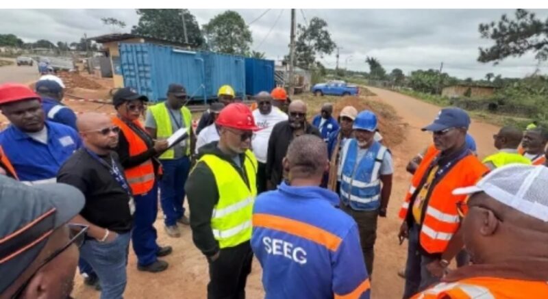 SEEG : Steeve Saurel Legnongo passe les chantiers au crible