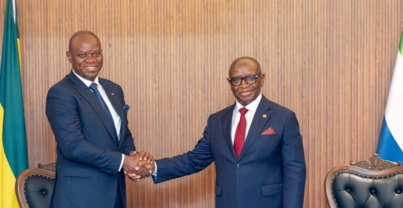 Gabon-Sierra Leone : Oligui Nguema et Julius Maada Bio posent les bases d’un nouvel axe stratégique