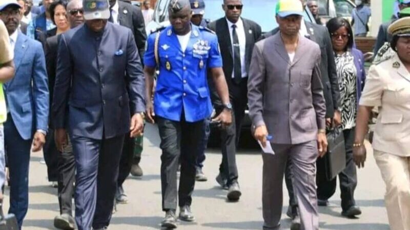 Oligui Nguema fait le tour des chantiers du Grand Libreville