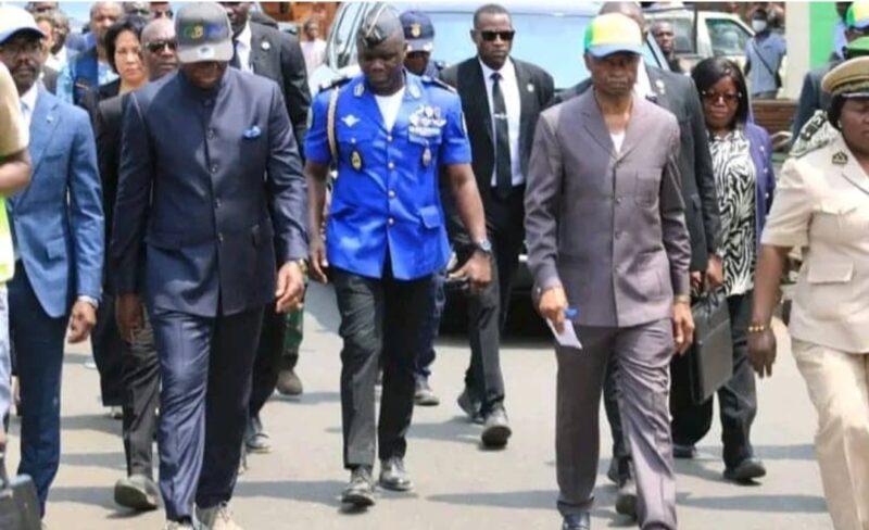 Oligui Nguema fait le tour des chantiers du Grand Libreville