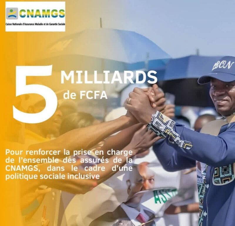 CNAMGS : Oligui Nguema débloque 5 milliards pour la couverture sociale