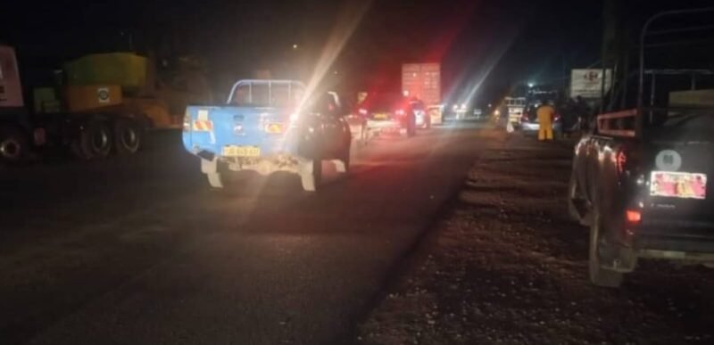 Accident mortel à Ntoum : le chauffeur d’un Canter tué dans une collision