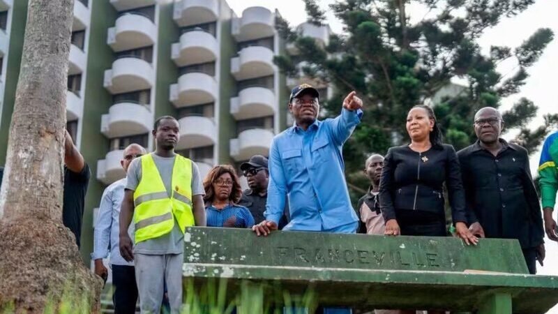 Franceville : Oligui Nguema passe les chantiers au crible