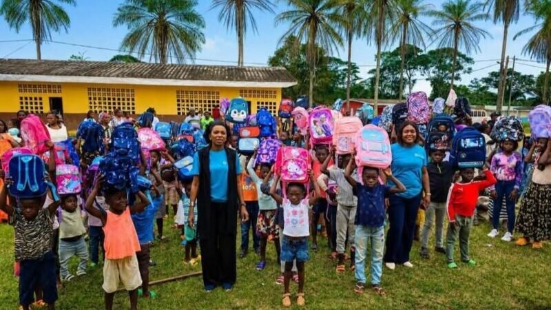 Ogooué-Ivindo : Ma Bannière prépare les enfants à la rentrée