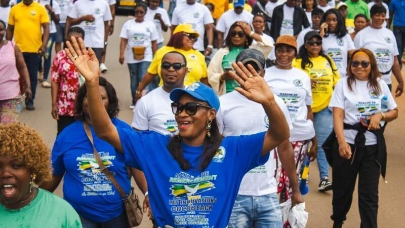 Cocobeach : Grâce N’Nang mobilise pour saluer la dynamique de développement