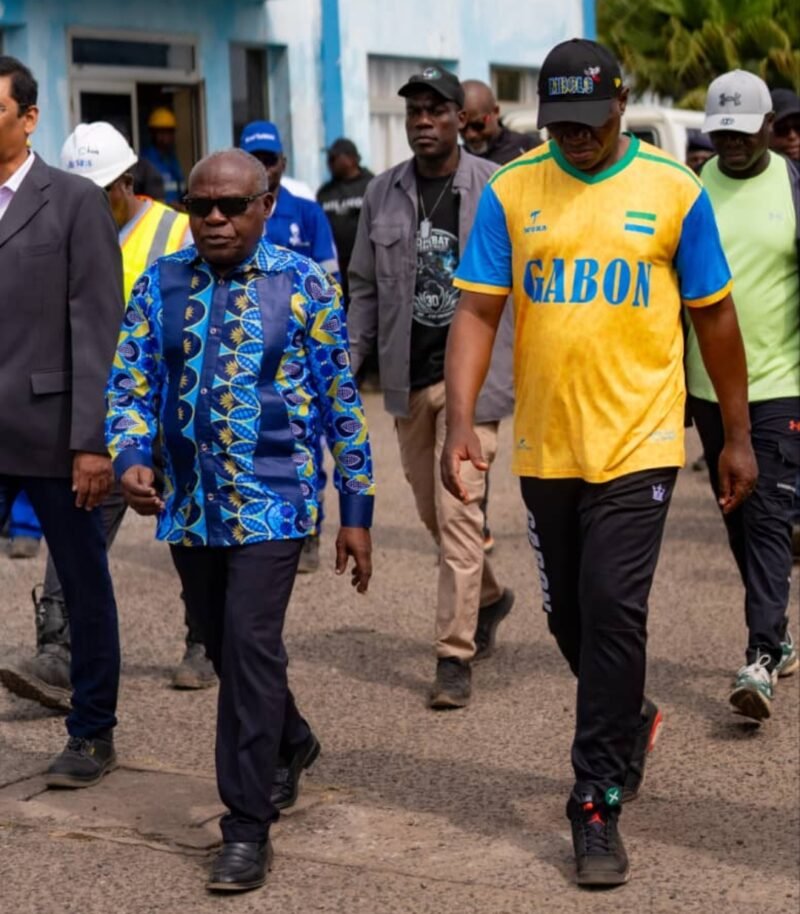 Port-Gentil : Oligui Nguema sur le chantier des 50 MW supplémentaires